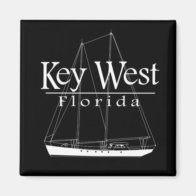 Key West Sailing Magnet (Front)