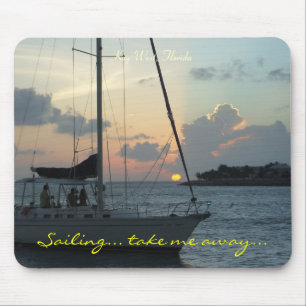 Key West sailing mousepad