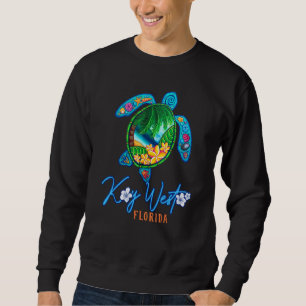 Key West Sea Turtle Florida Vacation Family Trip Sweatshirt