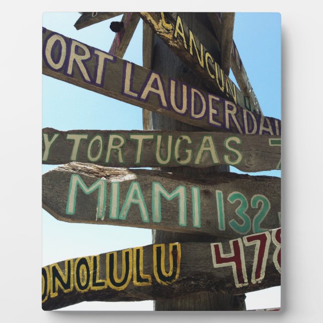 Key West Signs Plaque (Front)