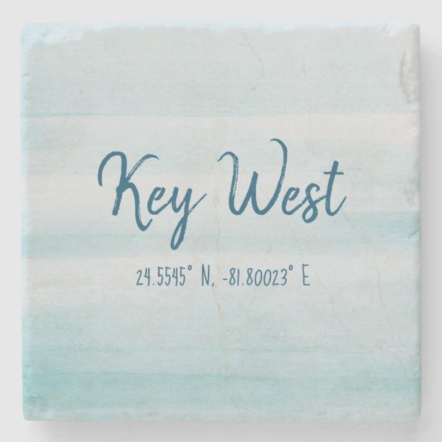 Key West Stone Coaster (Front)