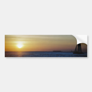 Key West sunset Bumper Sticker