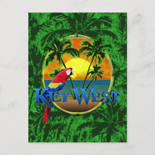 Key West Sunset Postcard (Front)