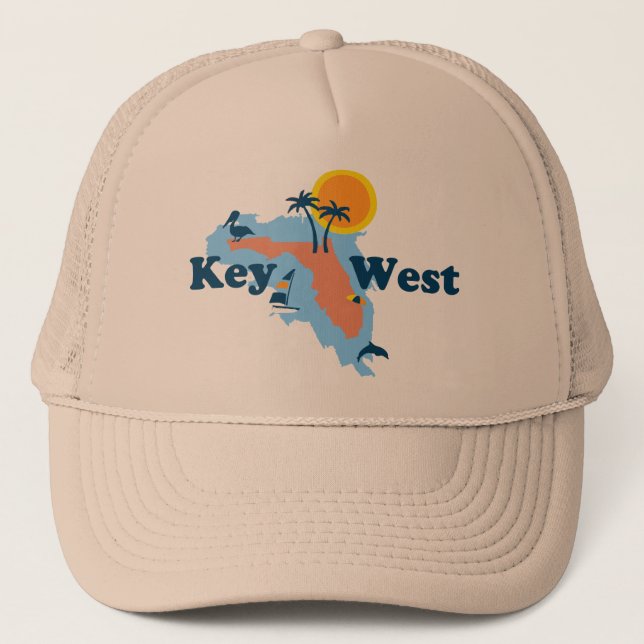Key West. Trucker Hat (Front)