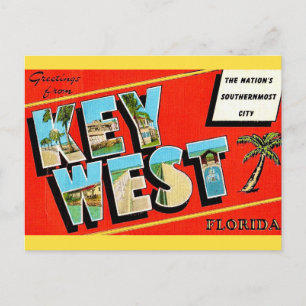 Key West Vintage Postcard