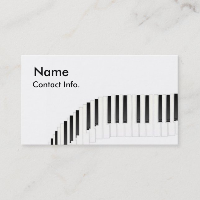 Keyboard Business Card (Front)