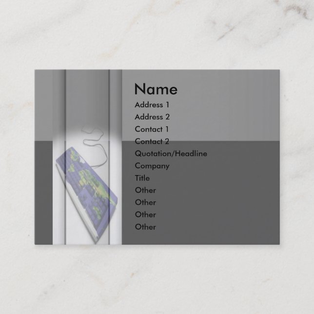 Keyboard Business Card (Front)