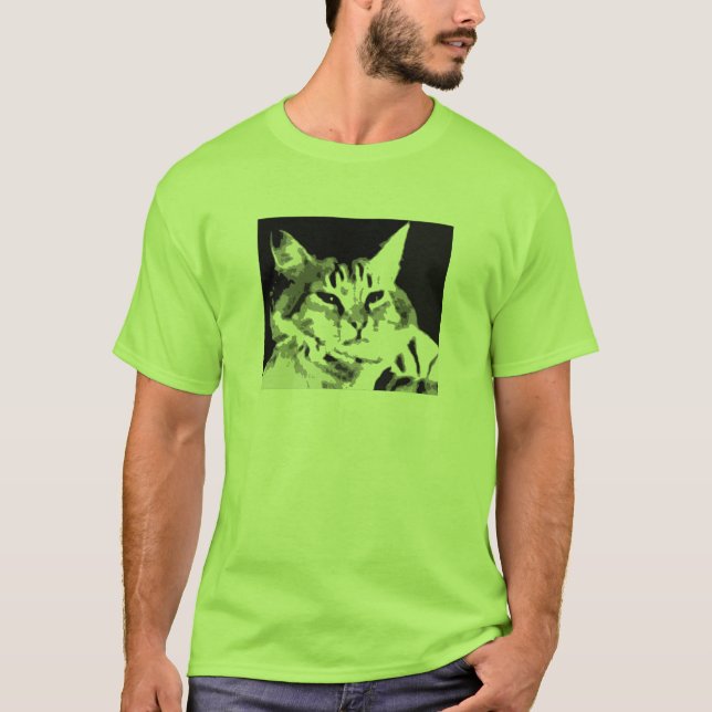 keyboard cat face shirt (Front)