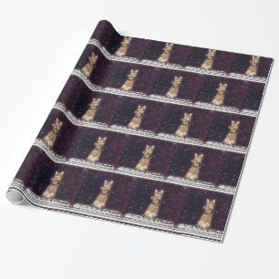 Keyboard cat strikes again wrapping paper