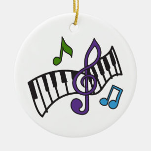 Keyboard Ceramic Tree Decoration