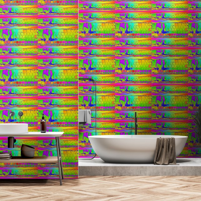 Keyboard Collage  Wallpaper (Bathroom)