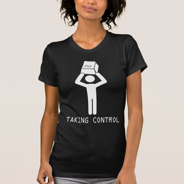 Keyboard Control Programmer Computer Science Nerd T-Shirt (Front)