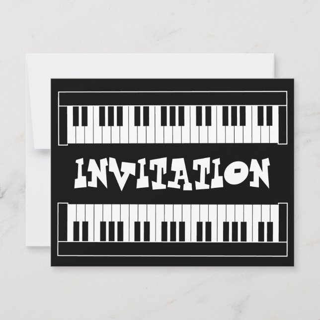 Keyboard Invitation (Front)