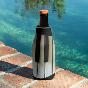 Keyboard Keys Piano Music Photography Art Bottle Cooler