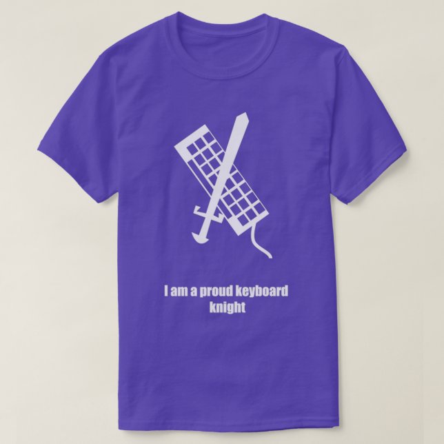 Keyboard Knight Programmer Software Engineer T T-Shirt (Design Front)