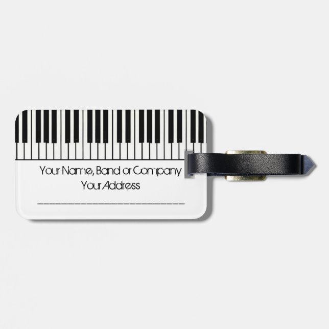 Keyboard Luggage Tag (Back Horizontal)