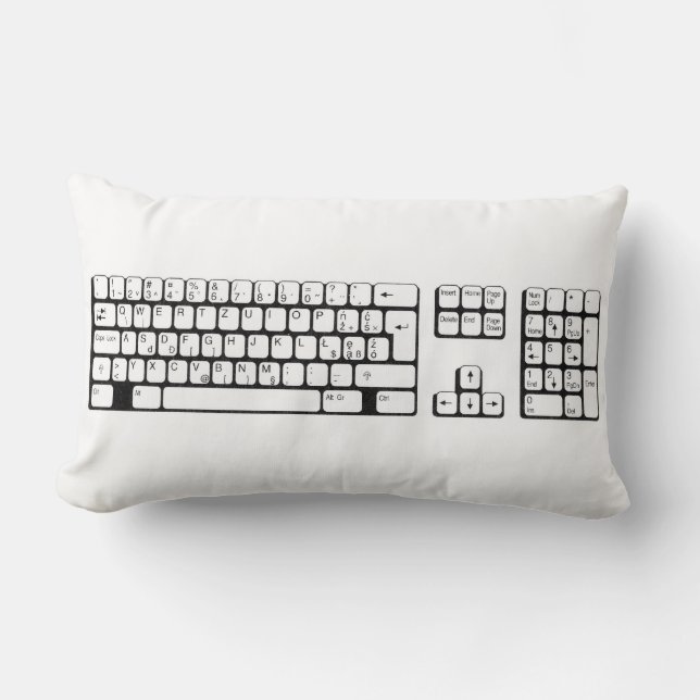 Keyboard Lumbar Cushion (Front)