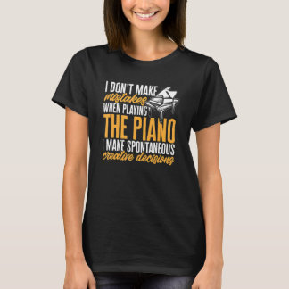 Keyboard Pianist Music Musician Piano 3 T-Shirt