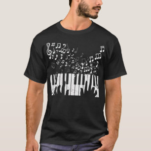 Keyboard Pianist Musician Piano Keys Gift T-Shirt
