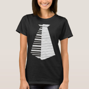 Keyboard pianist piano tie musician T-Shirt
