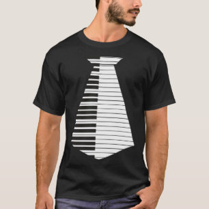 Keyboard pianist piano tie musician T-Shirt