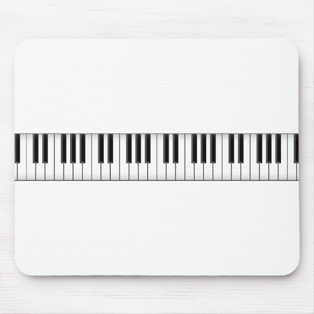 Keyboard / Piano Keys: Mouse Pad (Front)