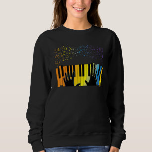 Keyboard Piano Player  Musician Keyboardist Gag Ou Sweatshirt