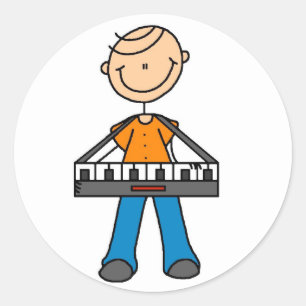 Keyboard Player Stickers Sticker