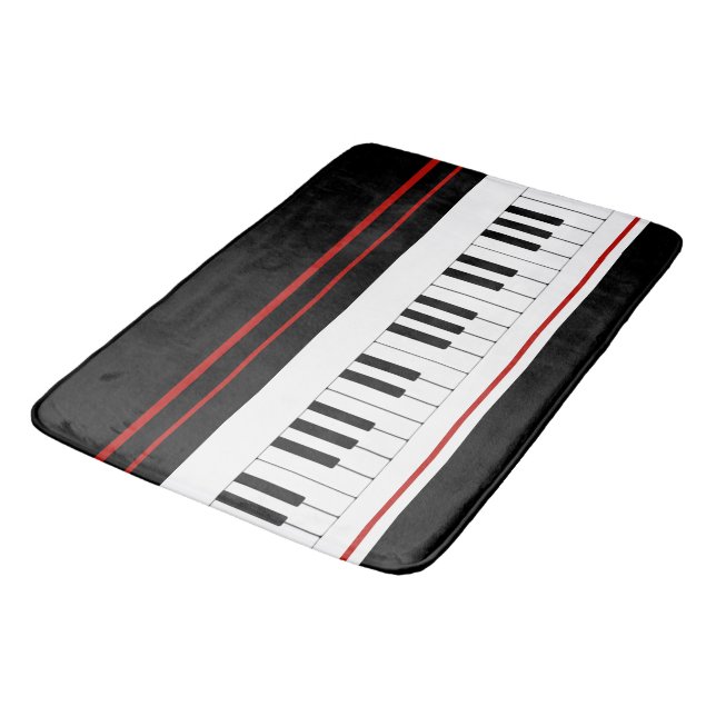 Keyboard Serenade Bath Mat (Angled)