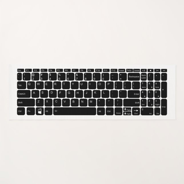 Keyboard Yoga Mat (Front (Horizontal))