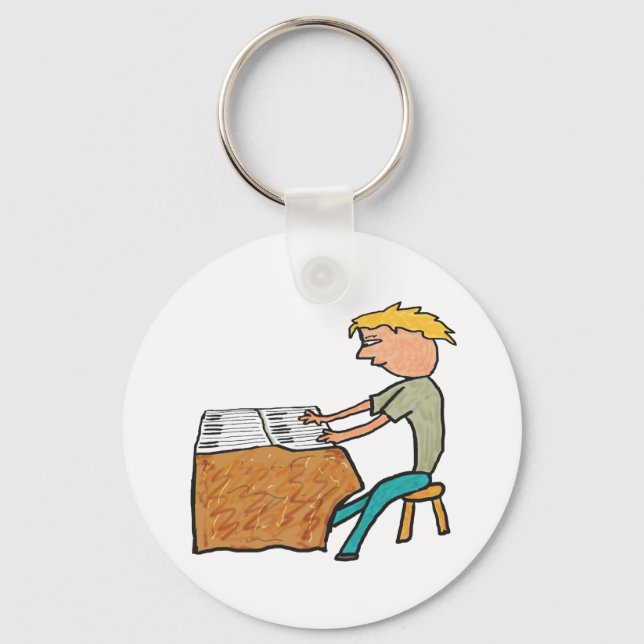 Keyboardist Key Ring (Front)