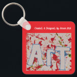 Keychain<br><div class="desc">Ameer’s art collection is a powerful expression of who he is. He chose to create his piece around the word “Art, ” using creativity to share his individuality,  voice,  and self-expression in a meaningful way.</div>