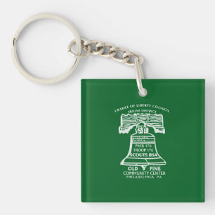 Keychain (Acrylic) - Forest Green