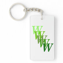 Keychain (acrylic) - Stepped  Letters and Name