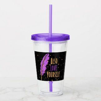 Keychain Acrylic Tumbler