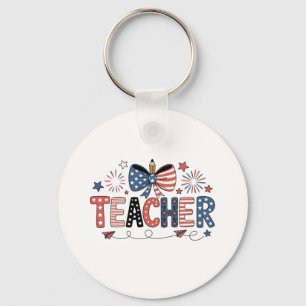Keychain- America 250th Anniversary Patriotic Key Ring