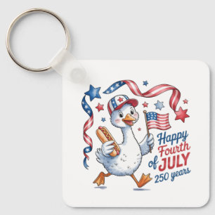 Keychain-America Patriotic 250th Anniversary Key Ring
