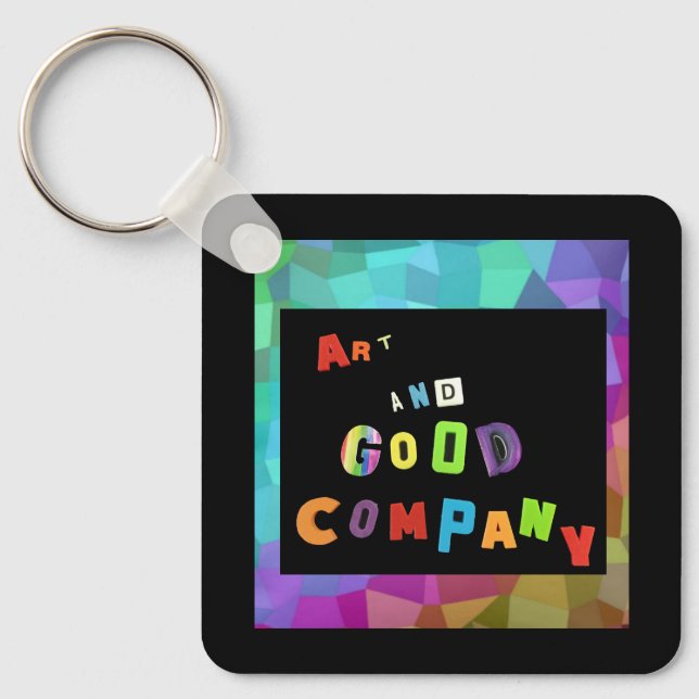 Keychain Art and Good Company logo  (Front)