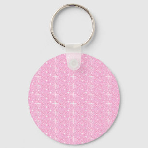 Keychain Baby Pink Glitter