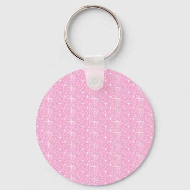 Keychain Baby Pink Glitter (Front)