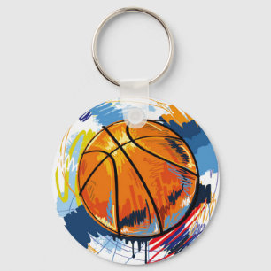 Keychain-Basketball Key Ring