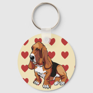 Keychain - Basset Hound