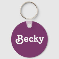 Keychain Becky