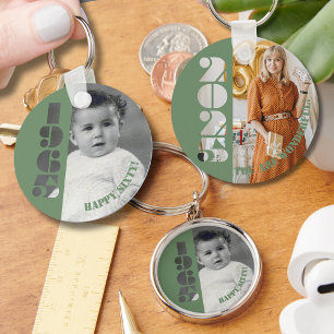 Keychain Born in 1965 60th birthday gift
