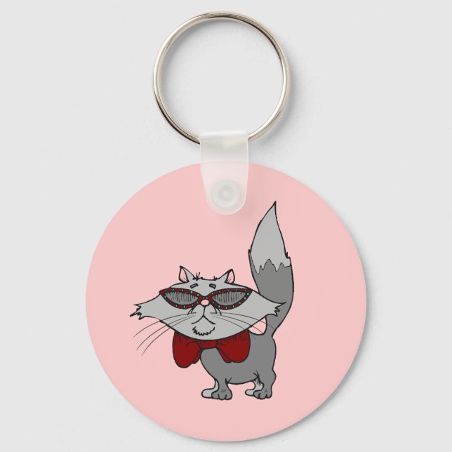 Keychain - Cool Cat (Front)