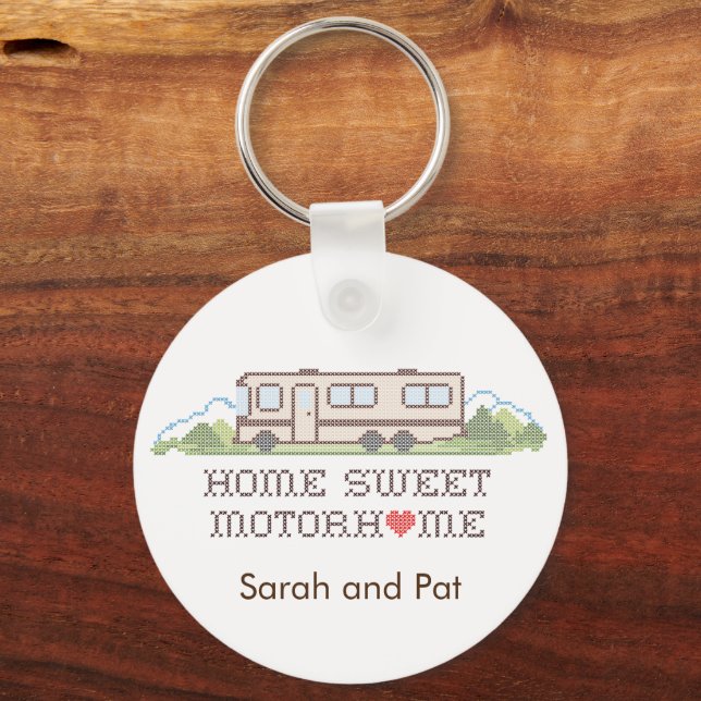 Keychain - Customise Your Motor Home (Front)