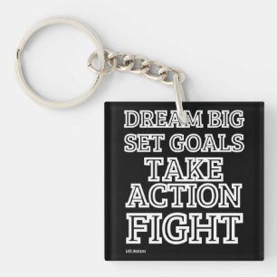 keychain "DREAM BIG..."