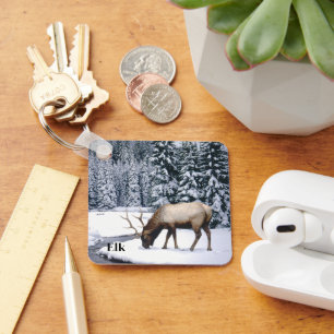 Keychain-Elk Key Ring