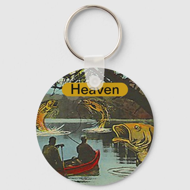 KEYCHAIN Fisherman's Heaven Fishing Exaggeration (Front)