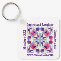 Keychain for Lupine and Laughter